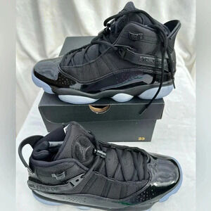NIB Jordan 6 Rings (black/black-white)